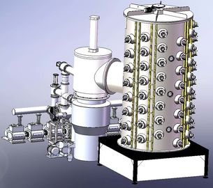 سعر جيد أثاث طلاء الذهب TiN ، آلة طلاء القوس PVD العمودية ذات الحجم الكبير ، معدات طلاء PVD للأثاث SS الانترنت