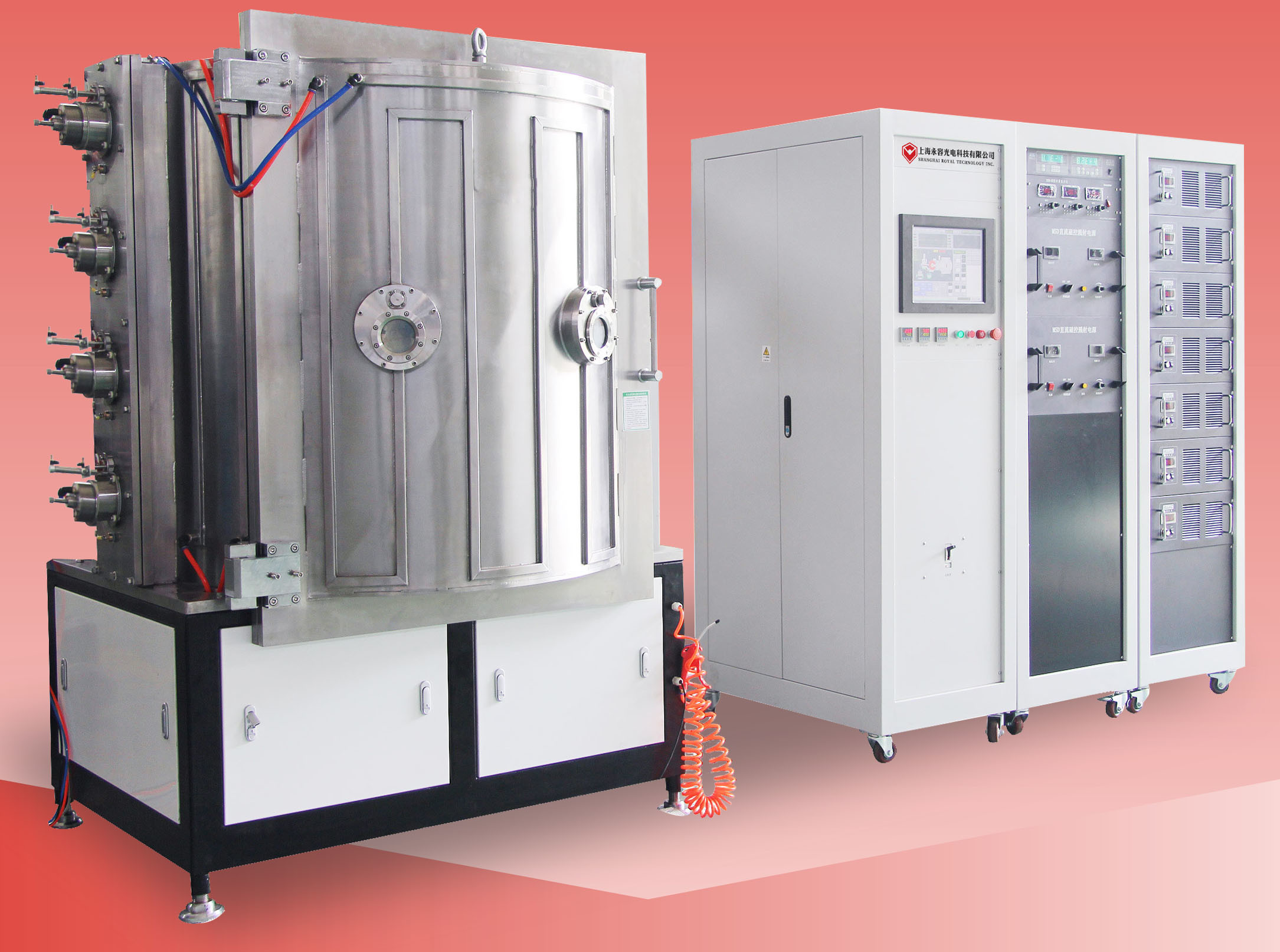 PVD Gold Plating Machine، Ion Plating Machine for Metal and ABS parts، PVD TiN Gold Plating System على ABS Chrome Parts