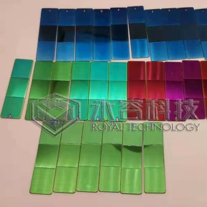 اللون الأخضر للديكور PVD ، طلاء أخضر نحاسي على ألواح الفولاذ المقاوم للصدأ