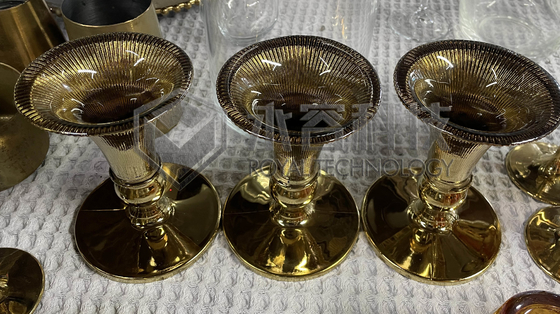 آلة طلاء الذهب مزدوج الجوانب التماسك القوي الذهب الزجاجي الزجاجي الزجاجي