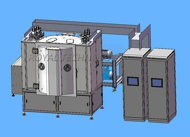 لون البرونزي Magnetron آلة طلاء الاخرق ، معدنية رقيقة السينمائي Arc Ion Plating Machine