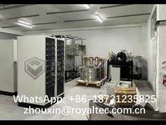 آلة PVD الثانية التي تم تصنيعها في بولندا - طلاء الأواني الزجاجية والأكواب الزجاجية