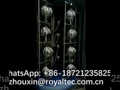 مصباح زجاجي - طلاء فضي شفاف