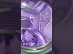 عجلات السيارات PVD آلة طلاء كروم عالية اللمعان